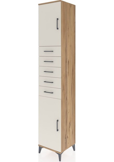 Hyperion Dolap 3 Raflı 5 Çekmeceli 2 Kapaklı 44x44x243 Çam-ay... Çam Hyperion Dolap 3 Raflı 5 Çekmeceli 2 Kapaklı 44x44x243 Çam-ay... Çam