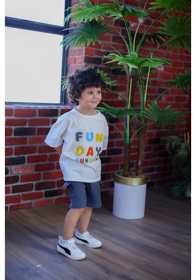 Miababy Kargo Cepli İkili Takım İndigo