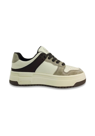 Guja 24k358-3 Kalın Taban Kadın Sneakers Spor Ayakkabı Kahverengi