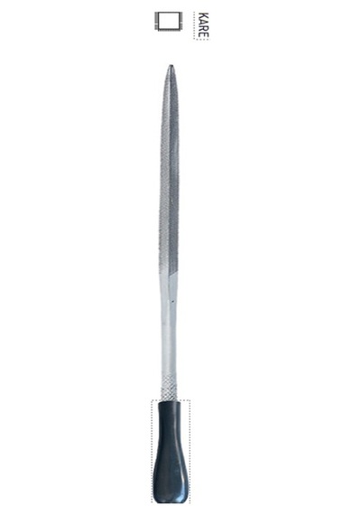 200mm Tome Kare Saatçi Eğe Saplı