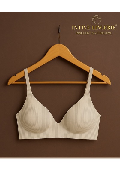 Softease V Yaka Balensiz Dikişsiz Lazer Kesim Rahat Soft Kumaştan Pudra