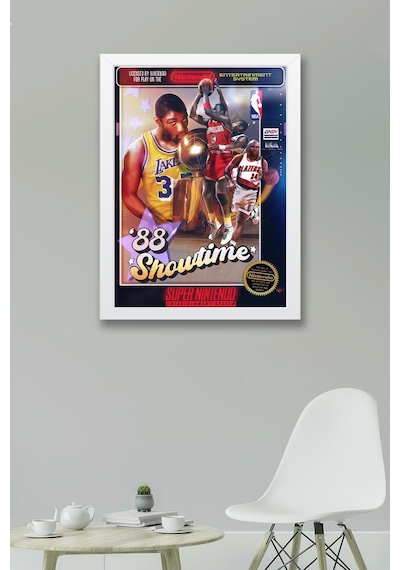 Magic Johnson Çerçeveli Tablo - Basketbol Nba Posteri Tablo