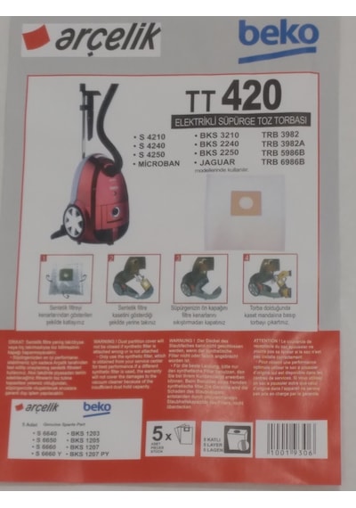Arçelik Uyumlu Tt 420 Sentetik Contalı 2 Paket 10 Adet