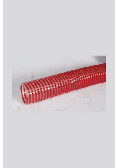 Hv Tipi Kırmızı Verici Spiral Hortum Standart 4" - 25 Metre