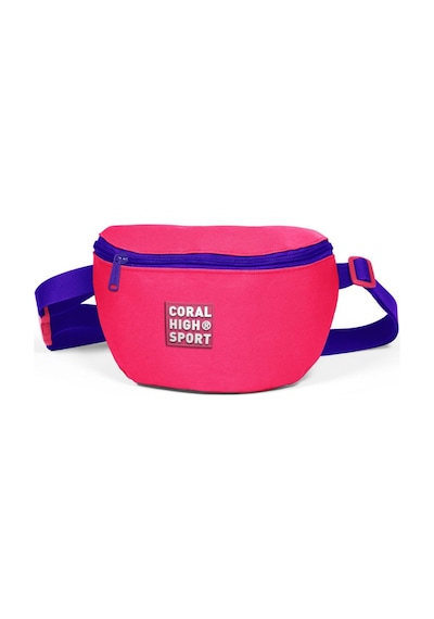 Coral High Sport Neon Mercan Mor İki Bölmeli Bel Çantası 22612 Mor