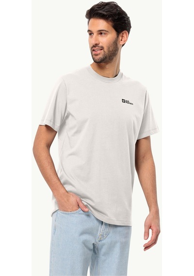 Jack Wolfskin Essential T M Erkek T-shirt-28378-krem Krem