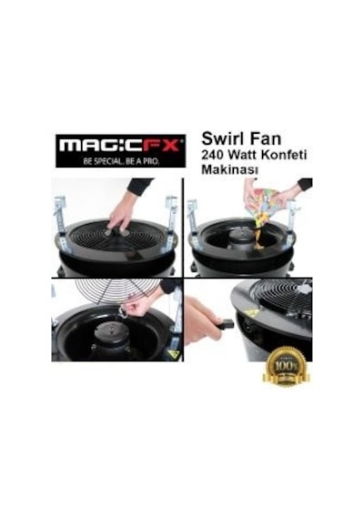 Magicfx Swirl Fan 240 Watt Konfeti Makinası