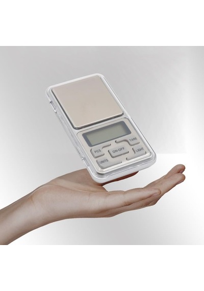 Mini Cep Terazisi, Lcd Mavi Arka Aydınlatmalı Ekran, Tare Fonksiyonlu, Taşınabilir Dijital Hassas Terazi Açık Bej