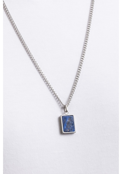 So Chic Lapis Taşlı 65 Cm Çelik Erkek Kolye