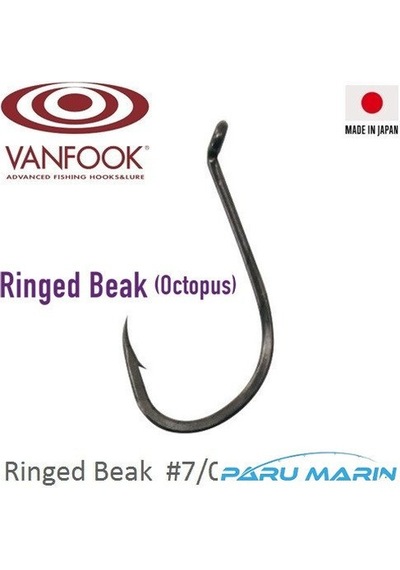 Vanfook Ringed Beak Ns Black 3Pcs /  7/0