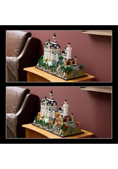 LEGO® Architecture Neuschwanstein Şatosu 21063 - Yetişkinler için Koleksiyonluk Model Yapım Seti (3455 Parça)