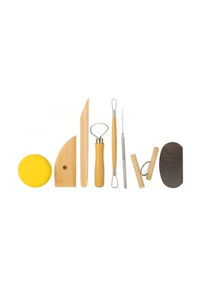 Rich 8'li Seramik Başlangıç Seti Pottery Set / 01517