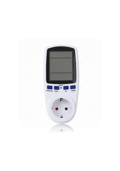 Koodmax - Dijital Wattmetre 220v Priz Tipi 16a 3680w Enerji Sarfiyat Ölçer Tüketim Ölçer