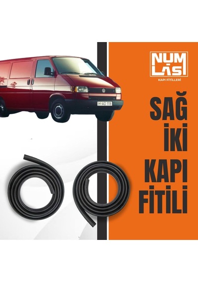 Volkwagen Transporter Panelvan T4 Sağ Ön Ve Arka Kapı Fitili-a Kalite-numlas-nm4676