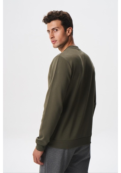 AR-MA Arma Erkek Slim Fit Su Geçirmeyen Scuba Kumaş İnterlok Bisiklet Yaka Sweatshirt K28124988801 Haki AR-MA Arma Erkek Slim Fit Su Geçirmeyen Scuba Kumaş İnterlok Bisiklet Yaka Sweatshirt K28124988801 Haki
