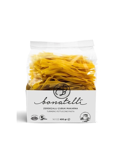4 Adet Bonatelli Organik Zerdeçallı Çubuk Makarna 400 G
