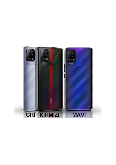 Tecno Pova Ld7 Kasa Arka Kapak Pil Kapağı - Kırmızı