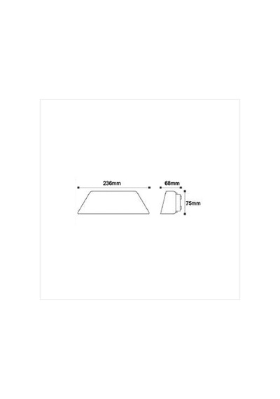 ACK AG40-00102 9W Osram Pirus A Bahçe Duvar Apliği 3000K Günışığı