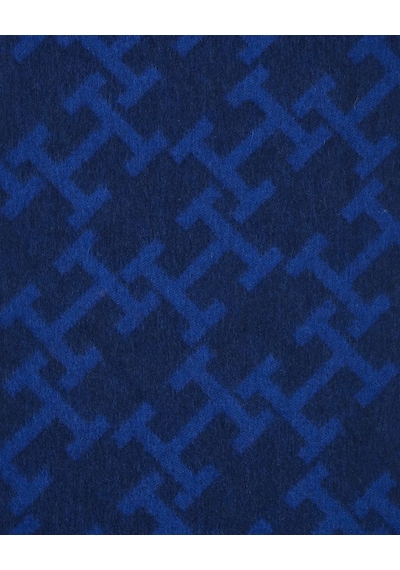 Tommy Hilfiger Th Monogram Scarf Erkek Siyah Atkı
