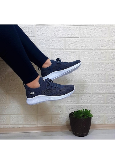 M.p 1501 Füme Renk Fuspetli Rahat Ve Hafif Bayan Spor Ayakkabı 001