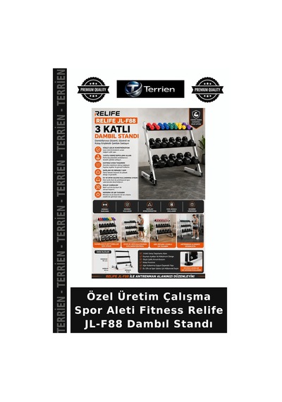 Özel Üretim Çalışma Spor Aleti Fitness Relife Jl-f88 Dambıl Standı