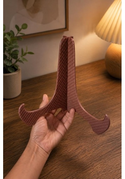 Plastik Stand 18x18 Cm Dekoratif Tabak Standı / 3.8 Cm Kalınlık Dayanıklı Sunum Ayağı Genel