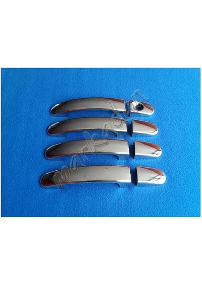 Ford C-Max Krom Kapı Kolu 2003-2010 4 Kapı Paslanmaz Çelik