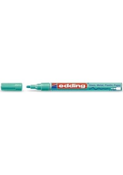 Edding E-751 Yeşil Boya Dekor Markör Kalemi Çok Renkli