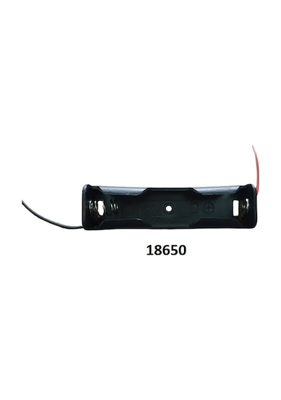 Meltis 18650 Kablolu Pil Yuvası (5 Adet)