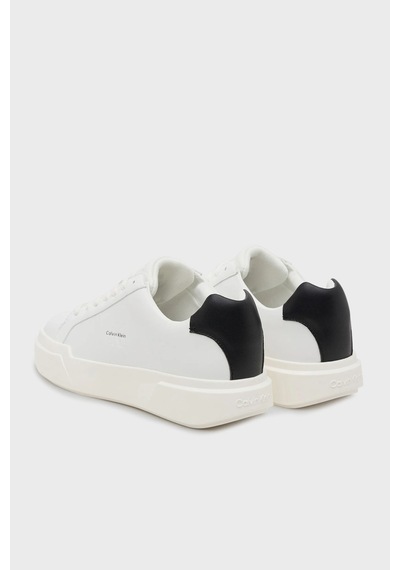 Calvin Klein Bayan Ayakkabı Yw0yw01947 01w Beyaz-siyah Beyaz-siyah