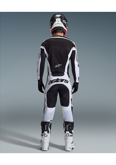 Alpinestars Racer Riway Off-road Motosiklet Pantolonu Beyaz Siyah