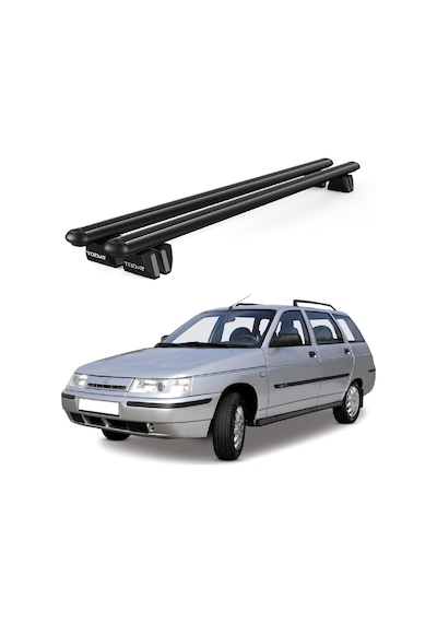 Pençe Lada 111 Vega 2008 1998-2013 Uyumlu Siyah Ara Atkı 109cm Port Bagaj Tavan Barı