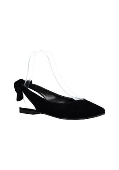 Fox Shoes Siyah Kadın Babet D726495302