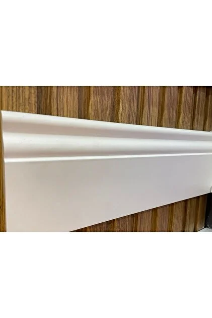 Yalı Serisi Lake Beyaz B Model 10cm Pvc Süpürgelik