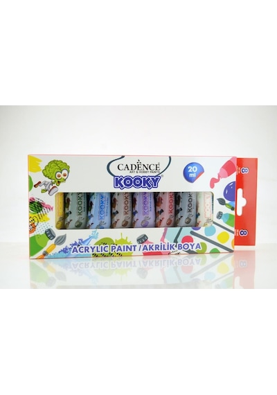 Cadence Kooky Akrilik Boya 20Ml 8 Li Set