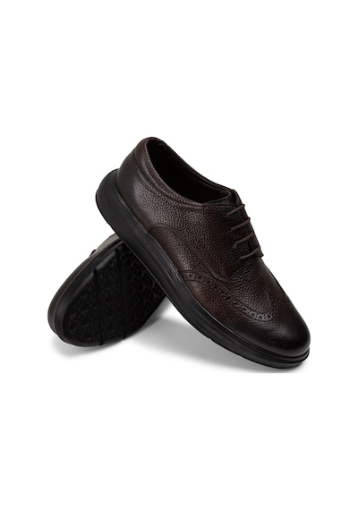 Deery Hakiki Deri Kahverengi Comfort Günlük Erkek Ayakkabı - 01942mkhvp01 Kahverengi