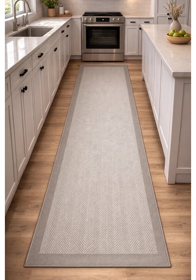 Mess Modern Dekoratif Yumuşak Dokulu Sisal Halı 3939 Krem Vizon Çok Renkli