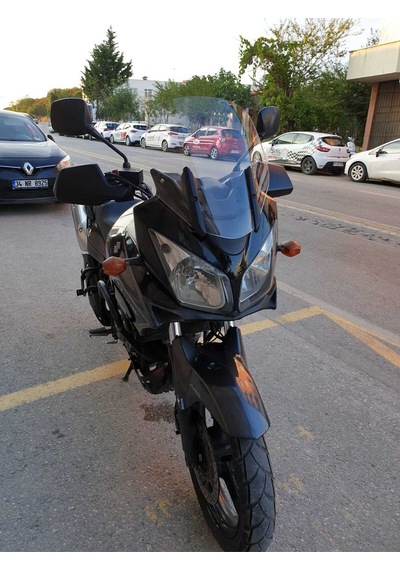 Motocam Suzuki V-strom Dl 1000 Ön Cam 2004-2010 Model 45cm Şeffaf Renkli 4mm