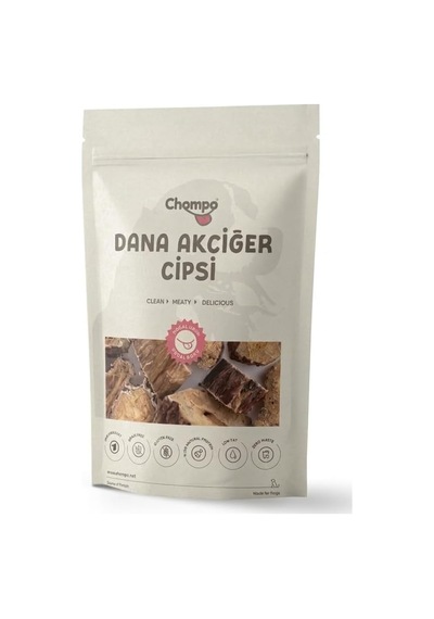 Chompo Dana Ciğer Cips 100% Doğal Katkısız Köpek Ödül Maması 100 Gr / Tek İçerik