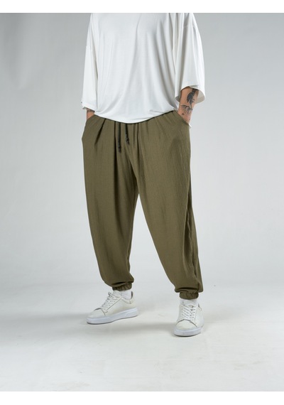 Cocopelli Bürümcük Haki Erkek Jogger Pantolon Coc3178
