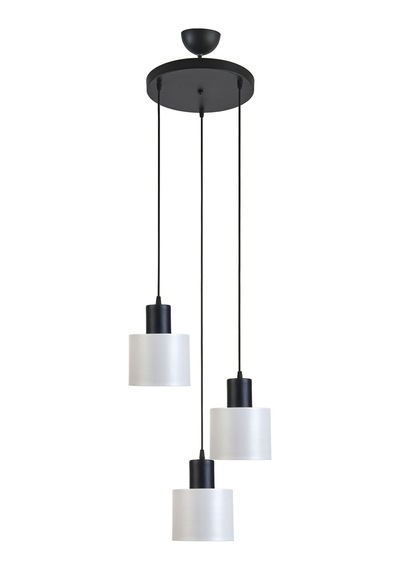 Teddy Özel Tasarım Modern Cafe Mutfak Salon Metal 3 Lü Sarkıt Avize Beyaz Beyaz