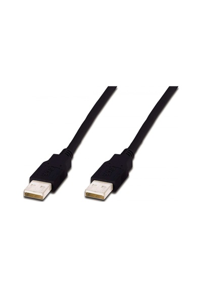 USB 2.0 Bağlantı Kablosu, USB A Erkek -USB A Erkek, 1 metre, AWG