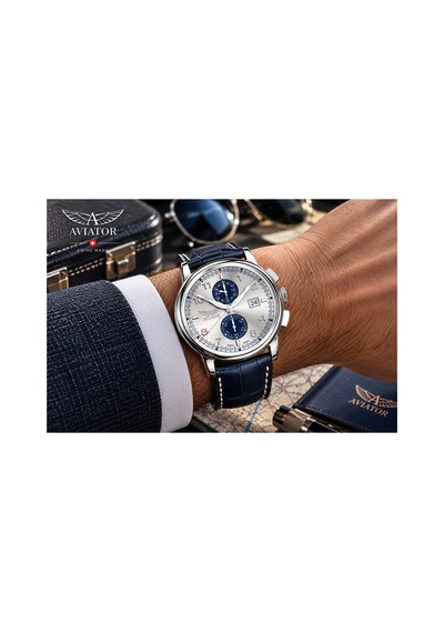Marka V.2.45.0.413.4 Lacivert Deri Kayışlı 45 Mm Kronograf Erkek Kol Saati Safir Cam 10 Atm Su Geçirmez Gümüş - 928042412 Gümüş Marka V.2.45.0.413.4 Lacivert Deri Kayışlı 45 Mm Kronograf Erkek Kol Saati Safir Cam 10 Atm Su Geçirmez Gümüş - 928042412 Gümüş