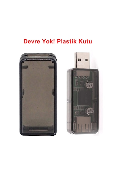 Plastik USB Adum Devre Kutusu  Şeffaf Elektronik Proje Ürün Adum3