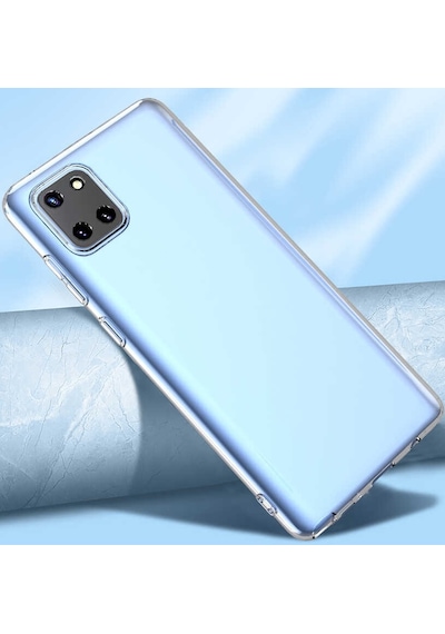 Adige Samsung Galaxy Uyumlu Note 10 Lite Kılıf Kamera Korumalı Süper Silikon