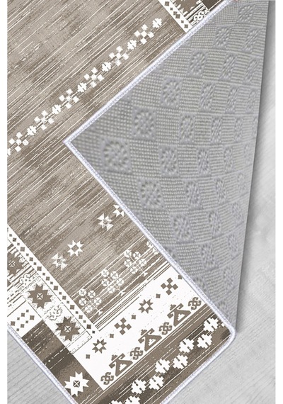 Rovigo Home Dijital Baskı Yıkanabilir Kaymaz Taban Salon Halısı RVG0165-SM23 Çok Renkli