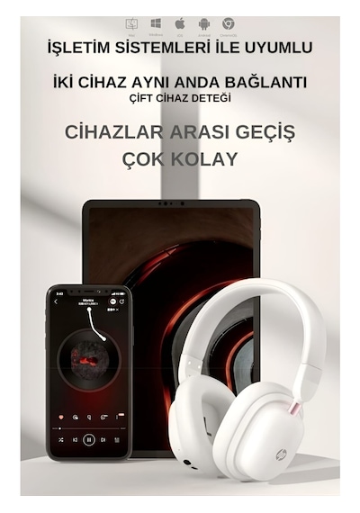 Hp H231R Bluetooth 5.3 Kulak Üstü Kulaklık