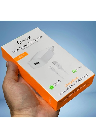 Divex Type-c Usb Kablo - Adaptör 2.4a Ev Tipi Şarj Aleti Ds-202