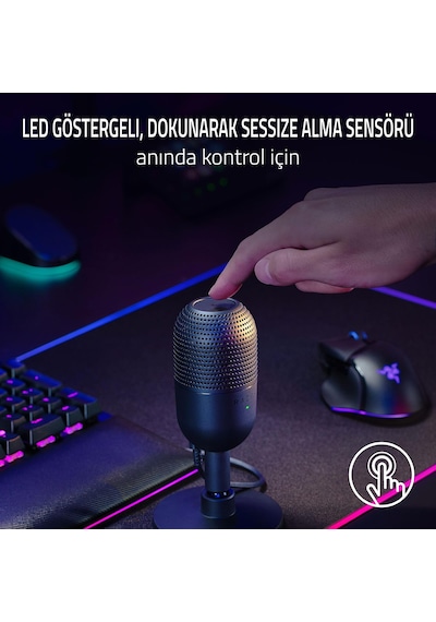 Razer Seiren V3 Mini Ultra Kompakt Usb Mikrofon Rz19-05050100-r3m