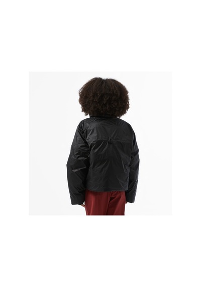Rains Kevo Short Puffer Kadın Siyah Mont Düz 17030 Siyah